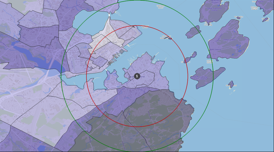 South Portland, Maine - Percentage of the Population Visiting a Dentist in the Last 12 Months